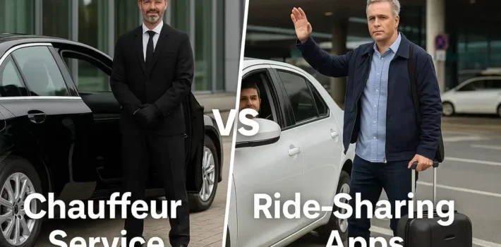 chauffeur vs ride sharing app