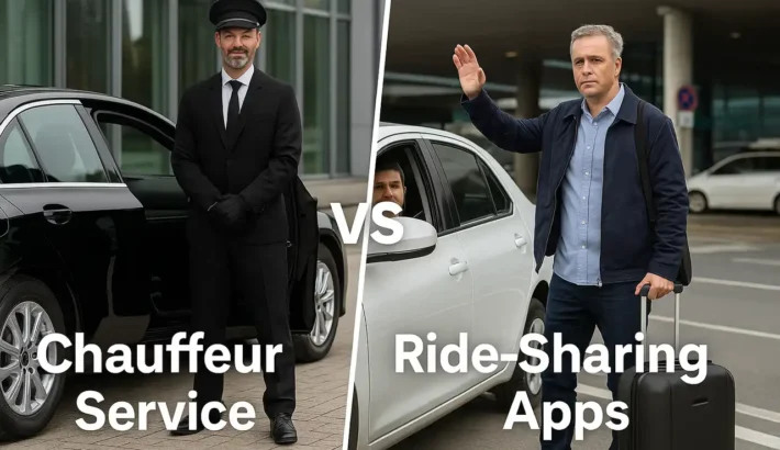 chauffeur vs ride sharing app