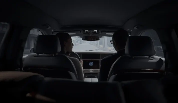 Chauffeur maintaining client privacy and discretion during private transportation