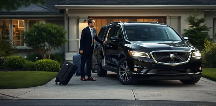 Private airport car service helping travelers avoid missed flights through reliable planning