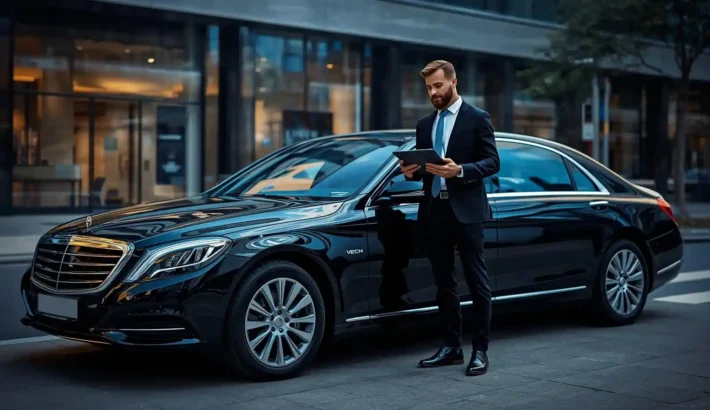 Chauffeur coordinating multi stop travel itinerary