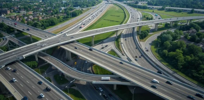 Garden State Parkway exits and traffic flow affecting airport travel in New Jersey