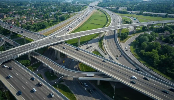 Garden State Parkway exits and traffic flow affecting airport travel in New Jersey
